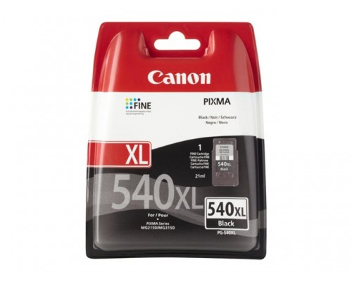 CANON PG-540XL inktcartridge zwart high capacity 600 paginas 1-pack blister met alarm