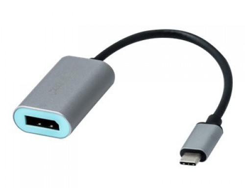 I-TEC USB C to Display Port Metal Adapter 1x DP 4K 60Hz Ultra HD kompatible with Thunderbolt 3