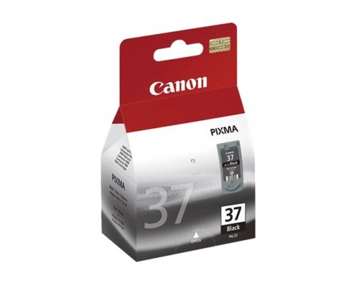 CANON PG-37 inktcartridge zwart 1-pack blister met alarm