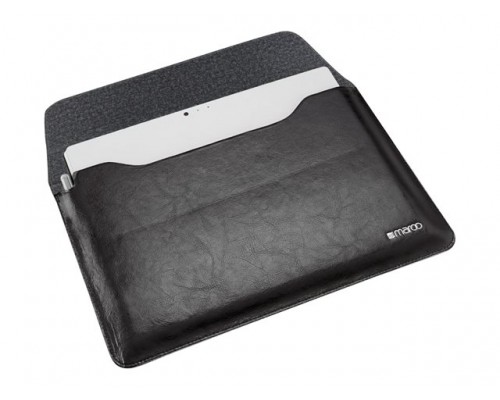 MAROO Microsoft Surface Pro Sleeve Premium Marbled Obsidian Black Leather