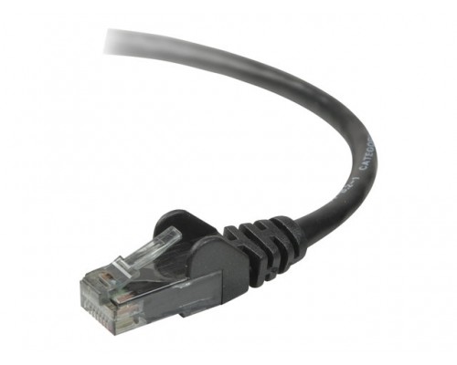 BELKIN Patchcable Cat6 UTP 500cm black snagless