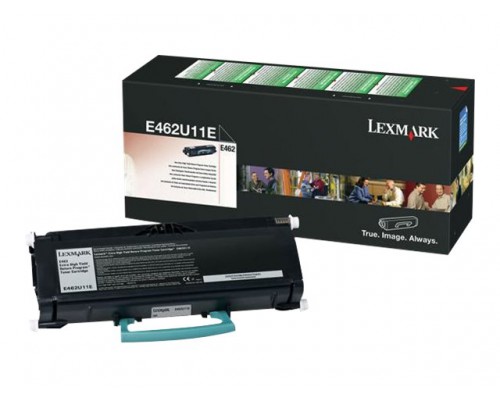 LEXMARK E462 tonercartridge zwart extra high capacity 18.000 pagina s 1-pack return program