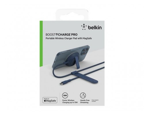 BELKIN Boost Charge Pro Portable Wireless Charger Pad with MagSafe - 15W No PSU