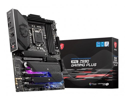 MSI MPG Z590 GAMING PLUS 4xDDR4 LGA1200 ATX MB