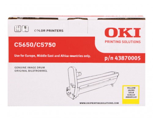 OKI C5650, C5750 drum geel standard capacity 20.000 pagina s 1-pack