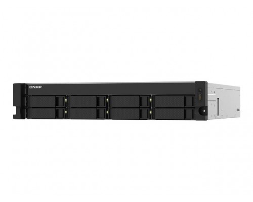 QNAP TS-832PXU-RP-4G 8-Bay rackmount NAS AL324 4GB DDR4 UDIMM RAM SATA 6Gb/s 2x 10GbE SFP+ 2x 2.5GbE 1x PCIe Gen2 x2 slot 250W