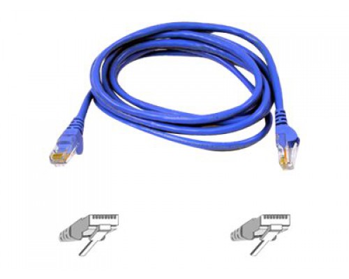 BELKIN Patchcable Cat6 UTP 100cm blue snagless