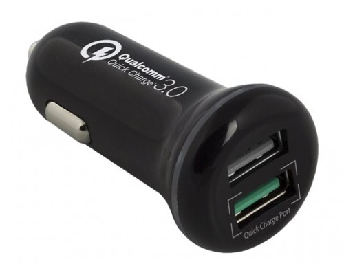 EWENT EW1352 USB Car Charger two port 5A Qualcomm QC3.0