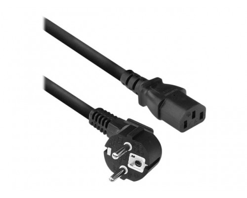 EWENT 230V Connection Cable CEE7/7 male angled - C13 2.0 Meter