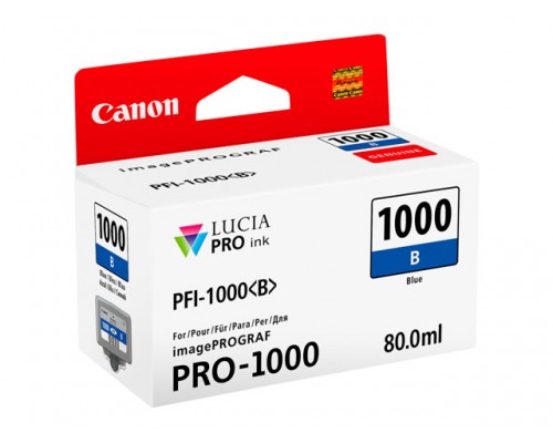 CANON PFI-1000 blauwe inkttank