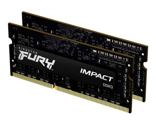 KINGSTON 8GB 1600MHz DDR3L CL9 SODIMM Kit of 2 1.35V FURY Impact