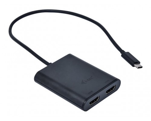 I-TEC USB C to Dual HDMI Port VideoAdapter 2x HDMI Port 4K Ultra HD compatible with Thunderbolt 3