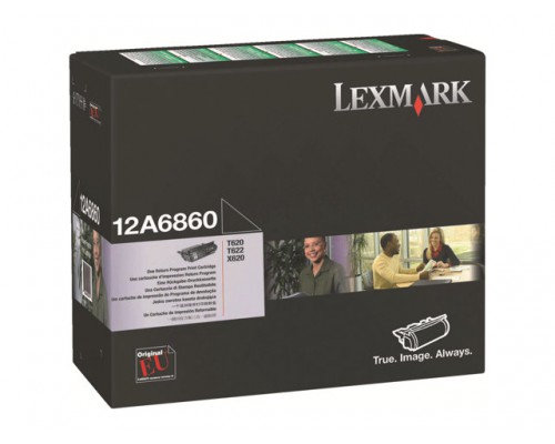 LEXMARK T62X tonercartridge zwart standard capacity 10.000 paginas 1-pack return program