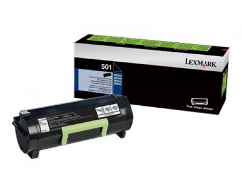 LEXMARK 500UA tonercartridge zwart high capacity 20.000 pagina s 1-pack