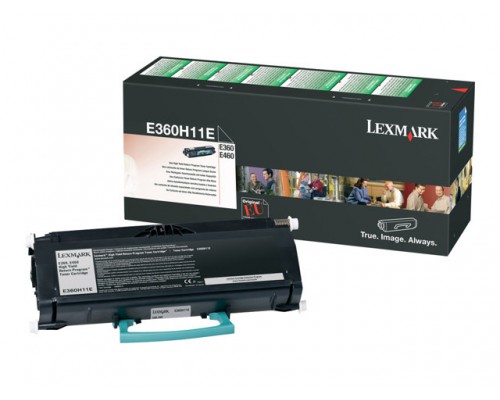 LEXMARK E360, E460 tonercartridge zwart high capacity 9.000 pagina s 1-pack return program