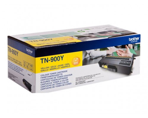 BROTHER TN-900Y tonercartridge geel extra high capacity 6.000 pagina s 1-pack