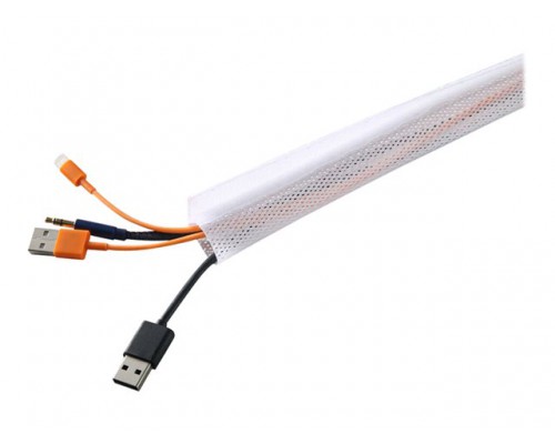 NEOMOUNTS BY NEWSTAR NS-CS200WHITE Cable Sock 200 cm long 8.5cm wide