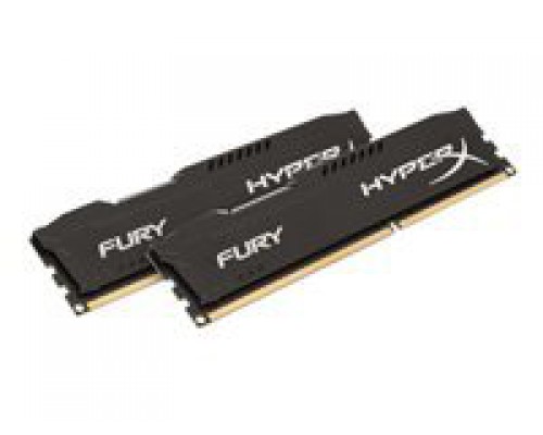 KINGSTON 8GB 1866MHz DDR3 CL10 DIMM (Kit of 2) HyperX Fury Black Series