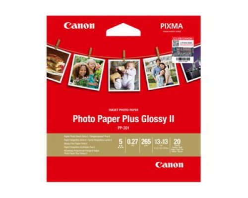 CANON PP- 201 Photo Paper Plus 5x5 inch 20 Sheets