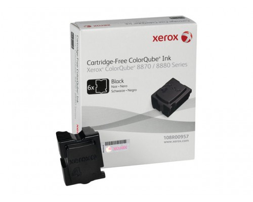 XEROX 8870 ColorQube zwart standard capacity 6 x 2.783 paginas 6-pack