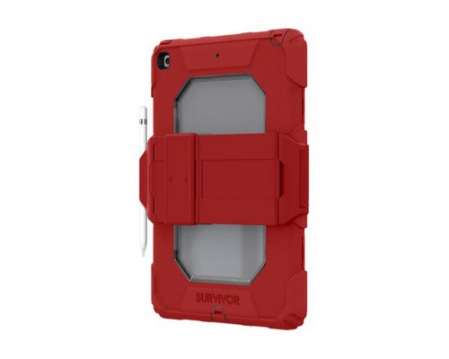 GRIFFIN Survivor All-Terrain for iPad 10.2inch - Ribbon Red/Clear