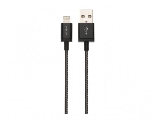 PNY Lightning Charge & Sync Cable Black Metallic