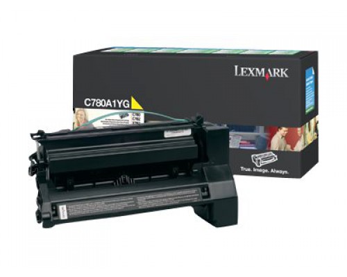 LEXMARK C782, X782e tonercartridge geel low capacity 6.000 pagina s 1-pack return program