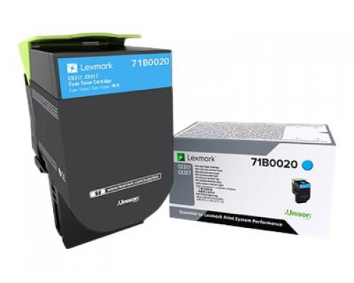 LEXMARK Standard Cyan Toner Cartridge