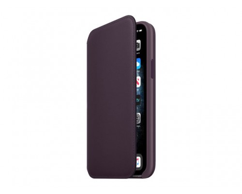 APPLE iPhone 11 Pro Leather Folio - Aubergine