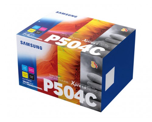 SAMSUNG CLT-P504C/ELS 4-pk CYMK Toner Crt