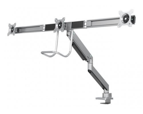 NEOMOUNTS BY NEWSTAR Flat Screen Desk mount 10-27inch desk clamp/grommet/silver