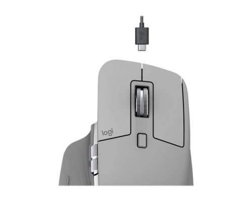LOGITECH MX Master 3 Advanced Wireless Mouse - MID GREY - 2.4GHZ/BT - EMEA