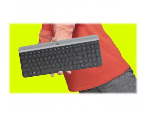 LOGITECH Slim Wireless Keyboard and Mouse Combo MK470 - GRAPHITE - US INTNL - INTNL