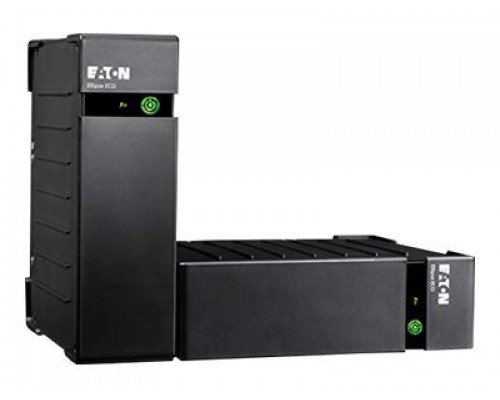 Eaton UPS Ellipse ECO 650 USB DIN (rack/tower) - AC 230 V - 400 Watt - 650 VA - USB - Shuko 4 Output - 2U - 19inch