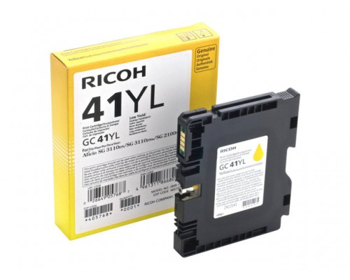 RICOH GC-41YL gel cartridge geel low capacity 400 pagina s 1-pack