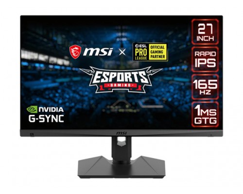 MSI Optix MAG274QRF-QD 27inch IPS WQHD Quantum dot 165Hz 1ms 2xHDMI DP USB2.0