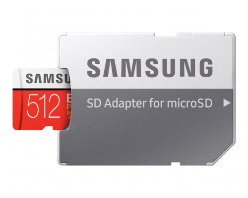 SAMSUNG EVO Plus 512GB microSD with adapter