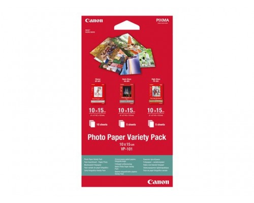 CANON VP-101 photo paper variety pack 10x15cm