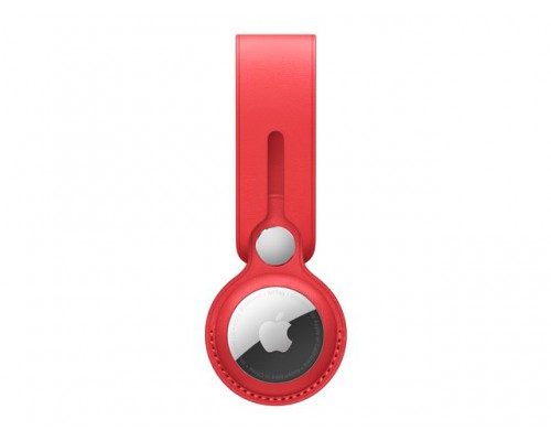 APPLE AirTag Leather Loop - (PRODUCT)RED