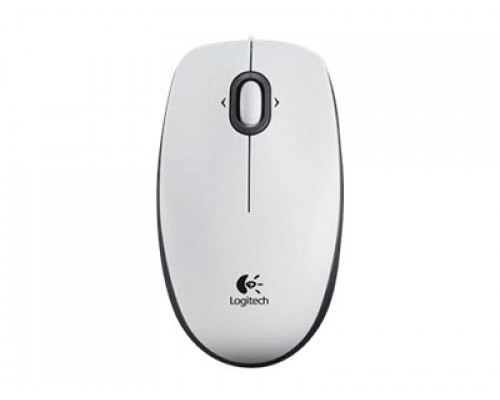 LOGITECH OEM Mouse Corded B100 Business - Muis Wit Wired