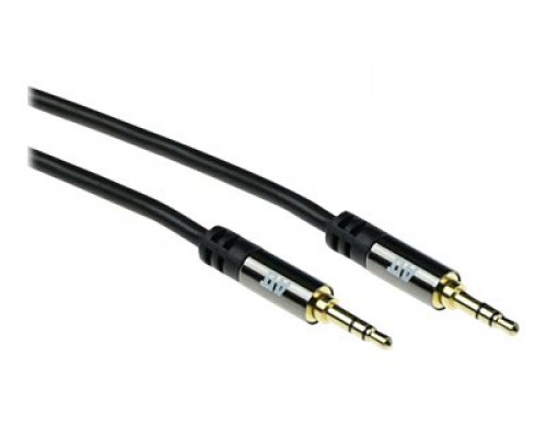 ACT 2XSTEREO 3.5MM M M ZW 2.00M