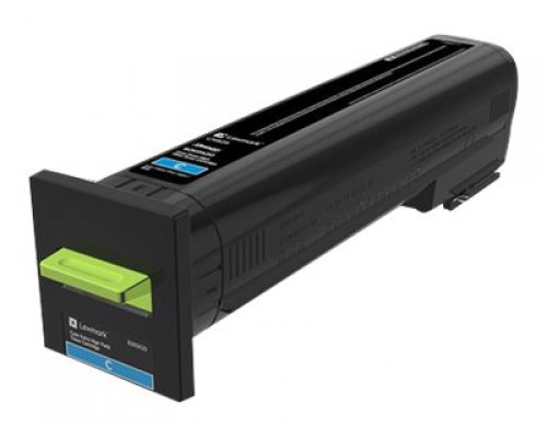 LEXMARK CX825 Cartridge of toner cyan very high capacity 22K