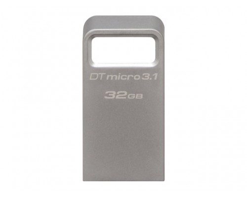 KINGSTON 32GB DTMicro USB 3.1/3.0 Type-A metal ultra-compact flash drive