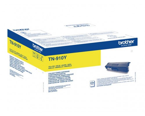 BROTHER TN910Y Toner Cartridge Geel Ultra Hoge Capaciteit 9.000 pagina s voor Brother HL-L9310CDW(T)