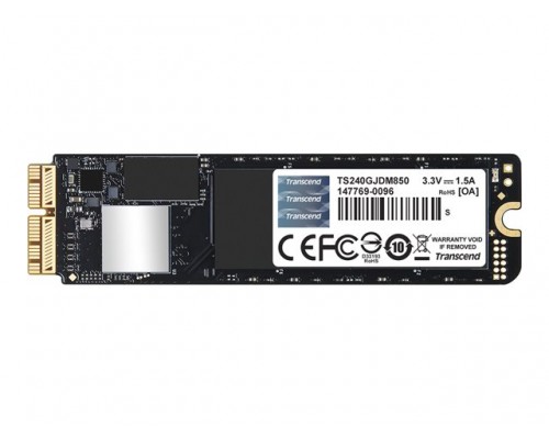 TRANSCEND 240GB JetDrive 855 PCIe SSD upgrade kit for Mac PCIe Gen 3 x4 NVMe