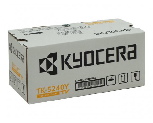 KYOCERA TK-5240Y Toner Kit Geel voor 3.000 pagina s ISO/IEC 19798