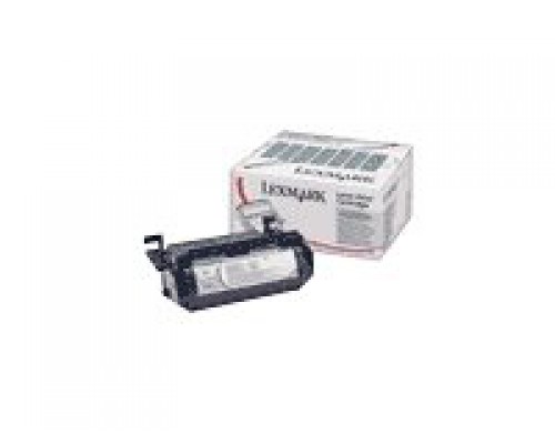 LEXMARK T61X label tonercartridge zwart standard capacity 25.000 pagina s 1-pack return program