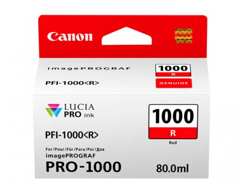 CANON PFI-1000 rode inkttank