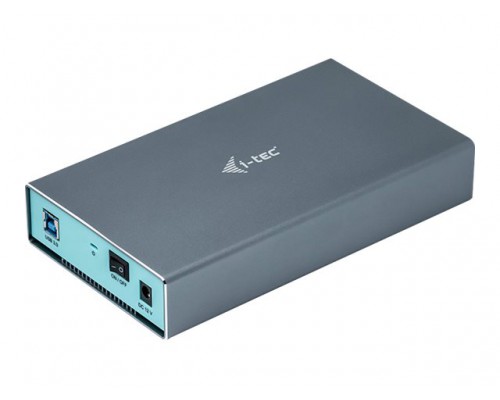 I-TEC USB 3.0 MySafe External Enclosure for 8.9cm 3.5inch SATA HDD SSD I/II/III USB 3.0 up to 5Gbps Alucase