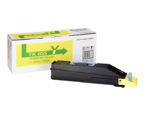 KYOCERA TK-855Y tonercartridge geel standard capacity 18.000 paginas 1-pack